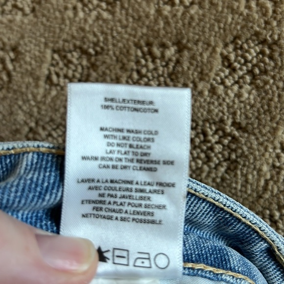 Vigoss Billie 90's High Rise Distressed Straight Leg Jeans 7/28 - Picture 8 of 9